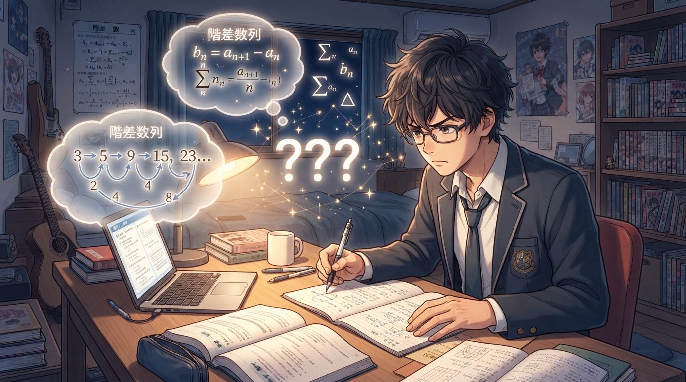 高校数学の山場「数列」と「ベクトル」！文系高校生がつまずきやすい理由